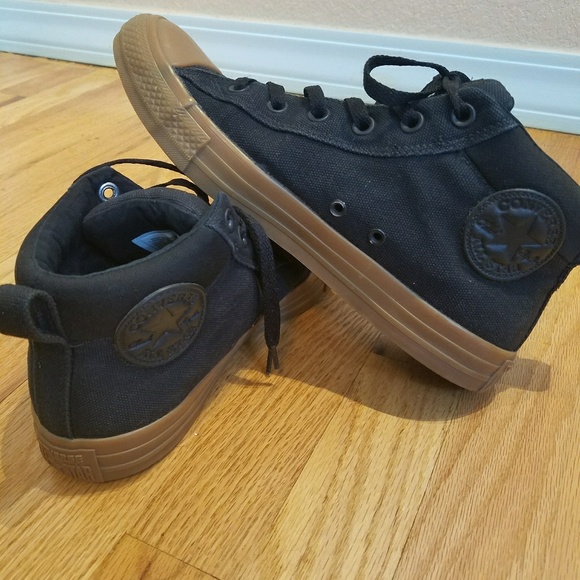 black converse gum sole